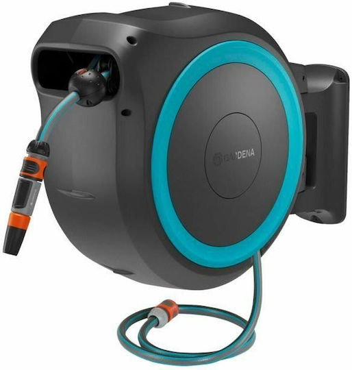Gardena Powerroll Xxl Αυτόματη Ανέμη Ποτίσματος Τοίχου με Λάστιχο 40m