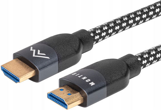 Montis Cable HDMI male - HDMI male 4m Μαύρο