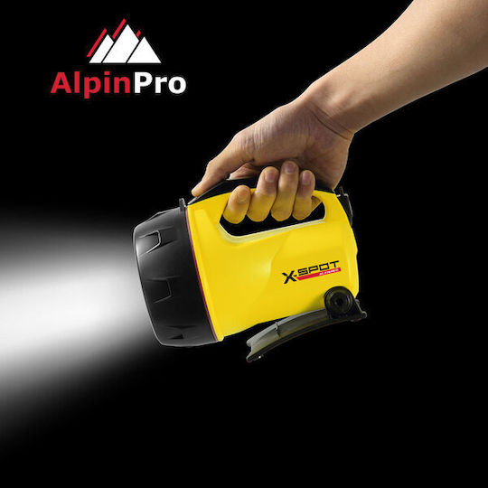 Alpin Rechargeable Handheld LED Spotlight IPX4 with Maximum Brightness 1500lm X-spot
