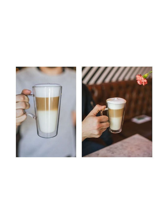Vialli Design Mug Glass Transparent 350ml