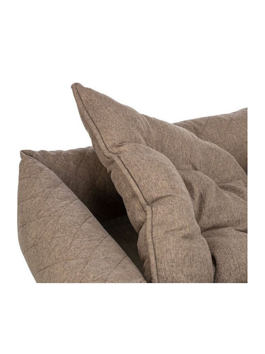 Sofa Dog Bed Brown 80x60cm