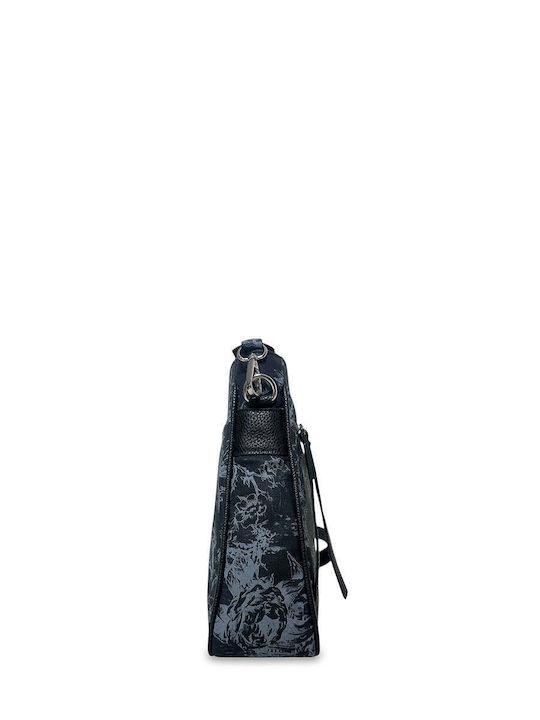 Women's Messenger Bag Blue Moon Black
