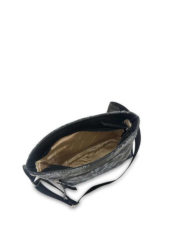 Women's Messenger Bag Blue Moon Black
