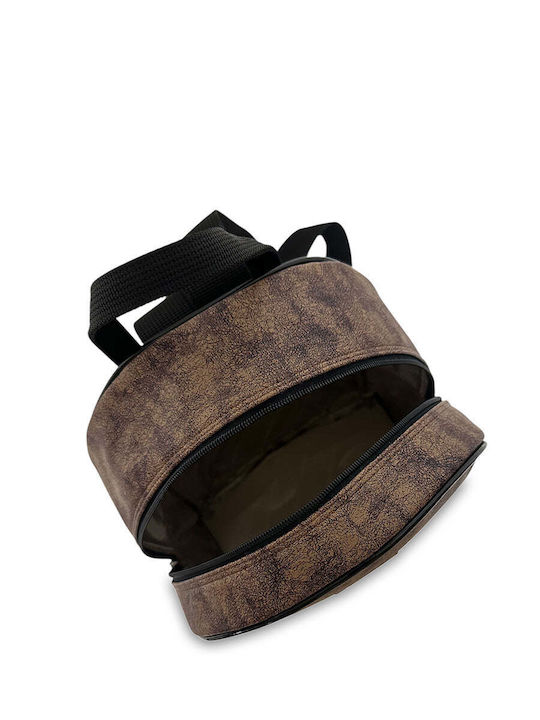 Women's Backpack Bag Coffee Brown