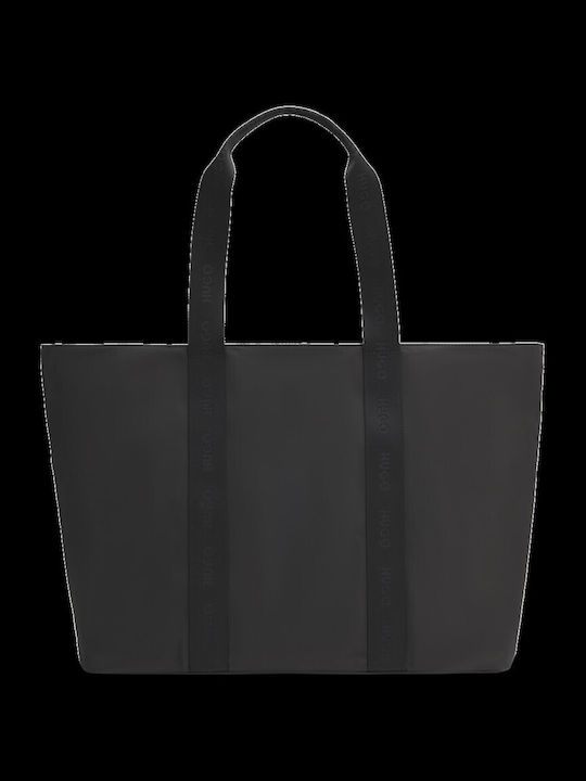Stoff Damenhandtasche Tote Handtasche Schwarze