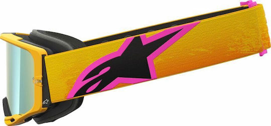 Маска Alpinestars Goggles Vision 8 Огледални Лещи Пяна Не Приема Tear Off