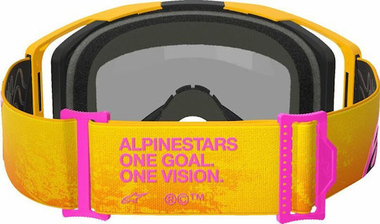 Маска Alpinestars Goggles Vision 8 Огледални Лещи Пяна Не Приема Tear Off