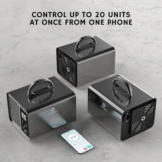 Generator Profesional de Ozon Inteligent 10.000 Mg H Control prin Aplicație Wifi Ecran LCD Temporizator Sterilizator O3 pentru Acasă Mașină Birou