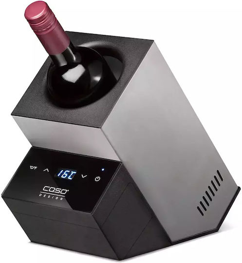 Охладител за Вино 1 Бутилка Caso Germany Winecase Deluxe Неръждаема Стомана