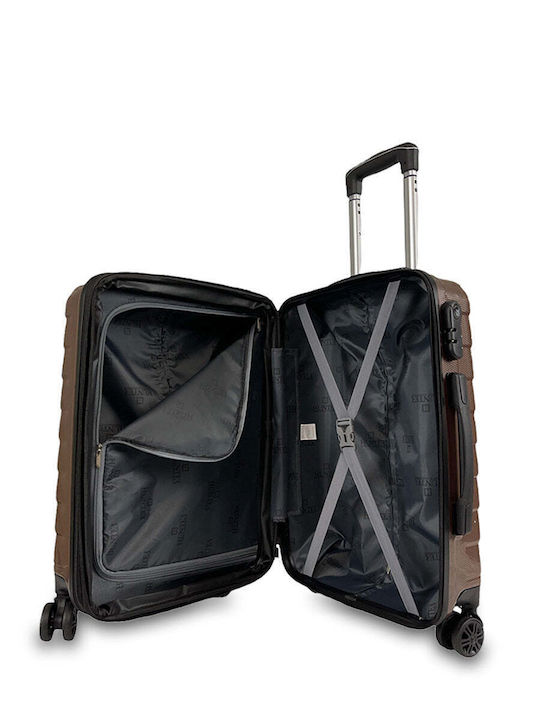 Large Beige Suitcase Abs Kos