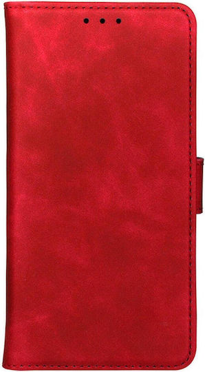 Rosso Wallet Synthetic Leather Red (Motorola Edge 60 Fusion)