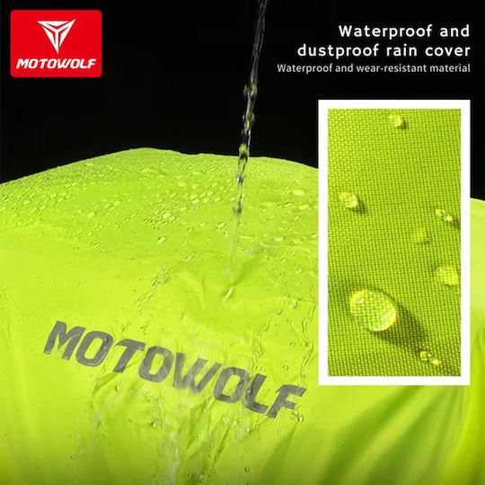 Motowolf Coadă sac Geantă moale pentru motocicletă Impermeabil 45lt în culoarea Negru