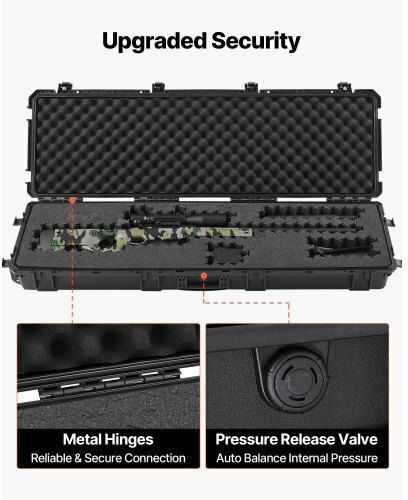 Vevor Black Weapon Case 127cm