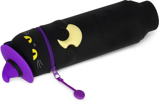 Legami Milano Pencil Case Silicone Barrel with 2 Compartments