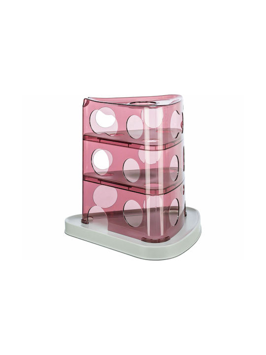 Katzenspielzeug Trixie Cheese Tower Weiß Rosa Natürlicher Kautschuk Kunststoff 32 X 32 X 32 Cm M0609218