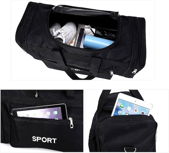 Kourk Sack Voyage 44.6lt Black Fabric L60xW24xH31cm