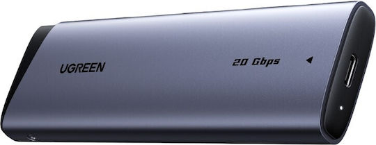 Ugreen Θήκη για Σκληρό Δίσκο M.2 SATA III NVME με σύνδεση SATA USB 3.2 Serial Type-C