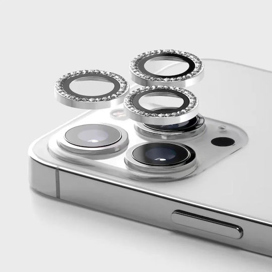 Coolyer Camera Protection Tempered Glass Silver for the iPhone 17 Pro, iPhone 17 Pro Max