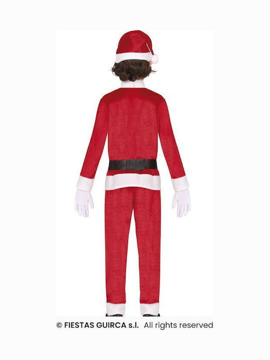 Santa Claus Costume for Boys Velour 44219