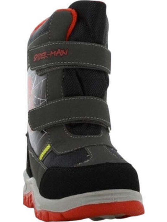 Kids Snow Boots with Velcro Black