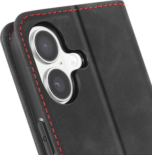 Tactical Xproof Книга Кожа / Пластмаса Черен (iPhone 17)