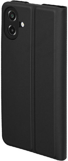 Techsuit Magskin Buchen Sie Silikon / Synthetisches Leder Schwarz (Samsung Galaxy A07 4G - Techsuit)