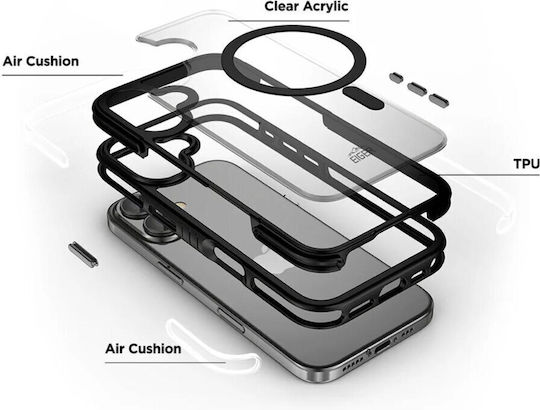 Eiger Pro Mountainair Magsafe Case Iphone 16 Black