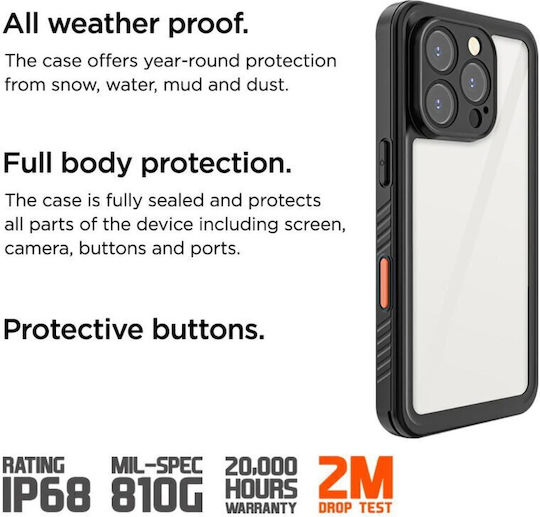 Калъф Eiger Avalanche iPhone 16 Pro Черен