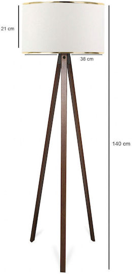 Aithrio Lampa de podea Î38xL21cm. Alb