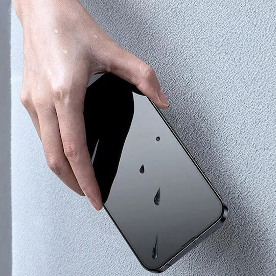 Lemontti Vollflächiger Datenschutz Tempered Glass Displayschutzfolie Samsung Galaxy S25 Plus Schwarzes