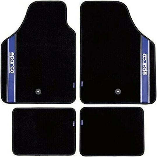 Sparco Set of Front and Rear Mats Universal 4pcs 2012 Black