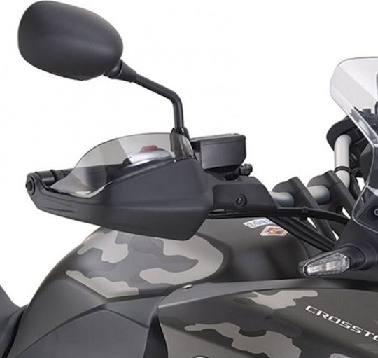 Kappa Moto Motorcycle Protective Hand Guards in Black Colour