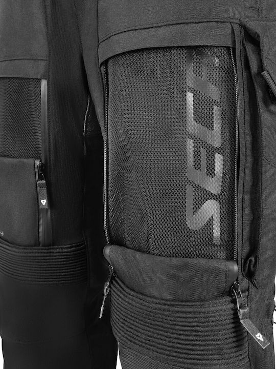 Arrakis III Herren Motorradhose für 4 Jahreszeiten Schwarz