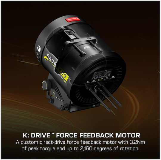 Turtle Beach VelocityOne Race KD3 Τιμονιέρα με Πετάλια για PC / Xbox Series X/S με 2160° Περιστροφής