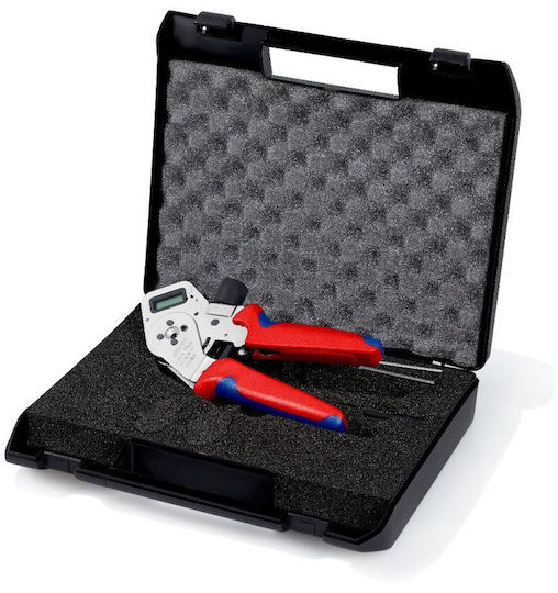 Knipex Πρέσα Ακροδεκτών με Μόνωση & Μηχανισμό Καστάνιας