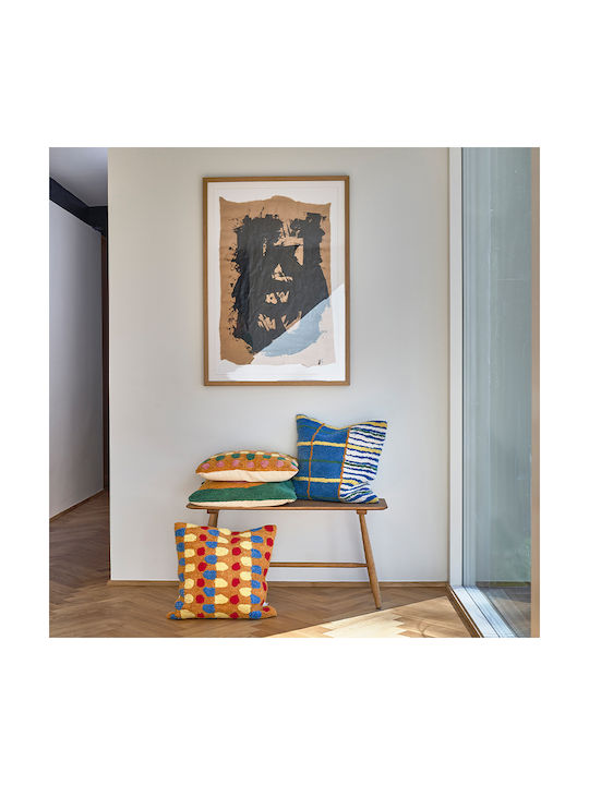 Villa Collection Μαξιλάρι Καναπέ Πολύχρωμο 45x45εκ.