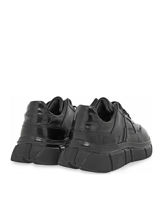 Sneakers Black Leather