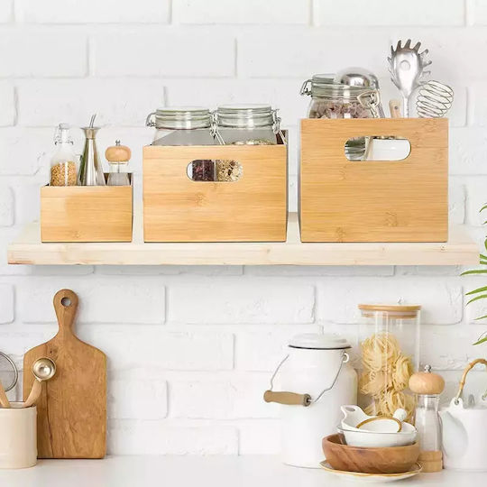 Estia Storage Basket Bamboo 37x26x16.5cm 1pcs