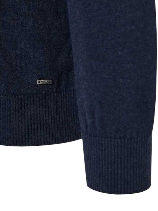 Long Sleeve Navy Blue Sweater