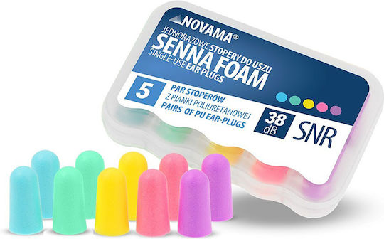 Novama Ohrstöpsel in Mehrfarbig Farbe 5Stück