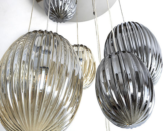 Ovila Adjustable Pendant Light White 96cm