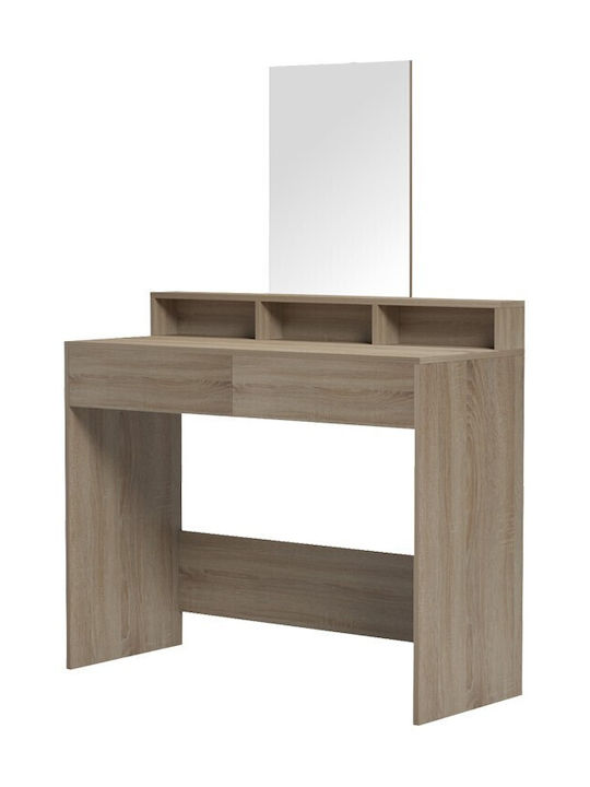 Тоалетна за грим Дървена Sonoma Shade 100x40x140бр