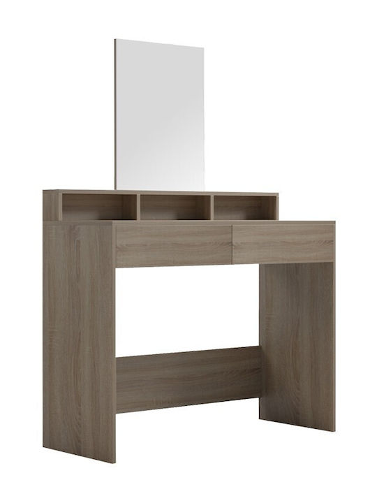 Тоалетна за грим Дървена Sonoma Shade 100x40x140бр