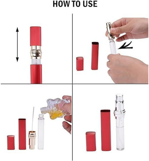 Travel Perfume Atomizer Capacity 12ml Red