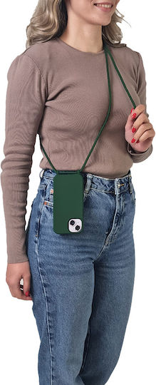 Калъф Силикон Каишка Carryhang Sonique Xiaomi Xiaomi 14t Тъмнозелен