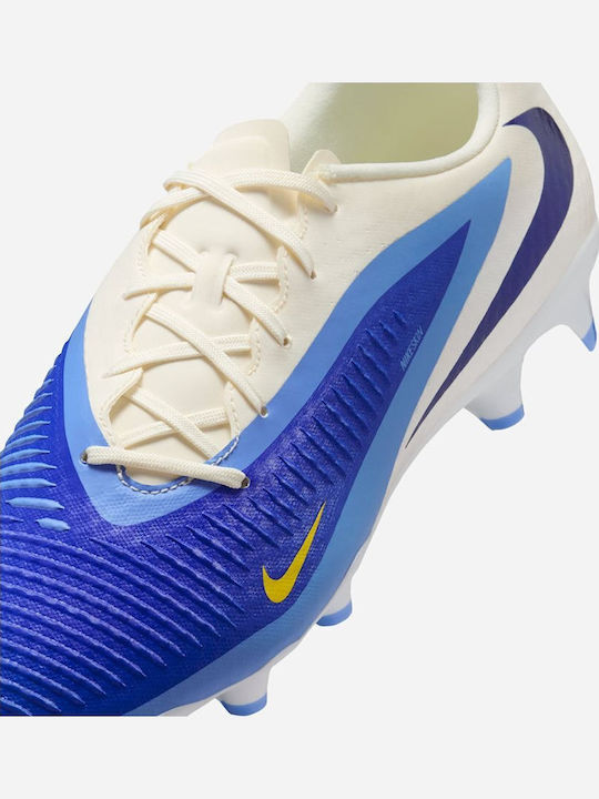 Nike Phantom 6 Low Academy Fg/mg Lv8 Футболни Обувки с Бутони Бял