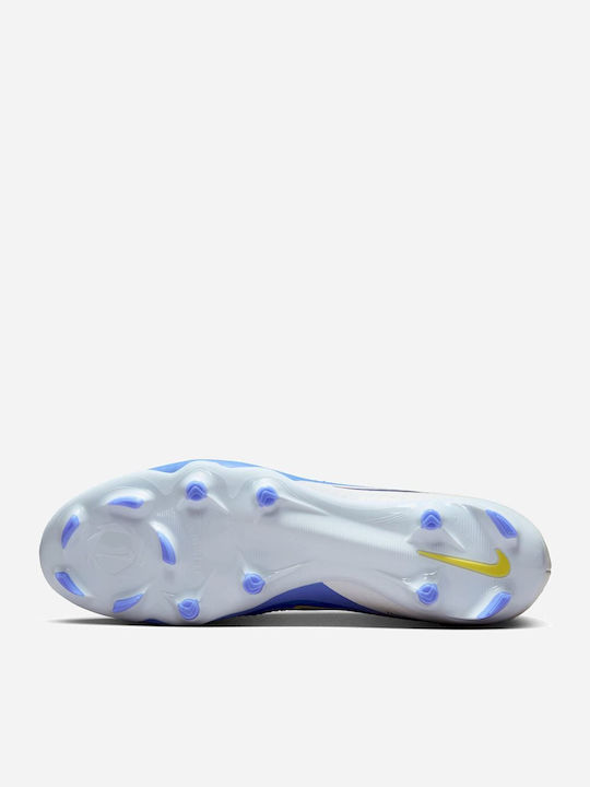 Nike Phantom 6 Low Academy Fg/mg Lv8 Ποδοσφαιρικά Παπούτσια με Τάπες FG/MG Λευκά