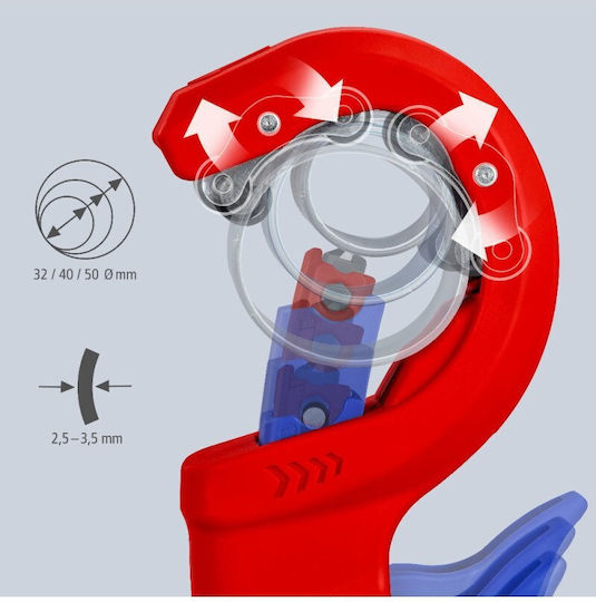 Knipex Σωληνοκόφτης Χειρός 90 23 02 BK