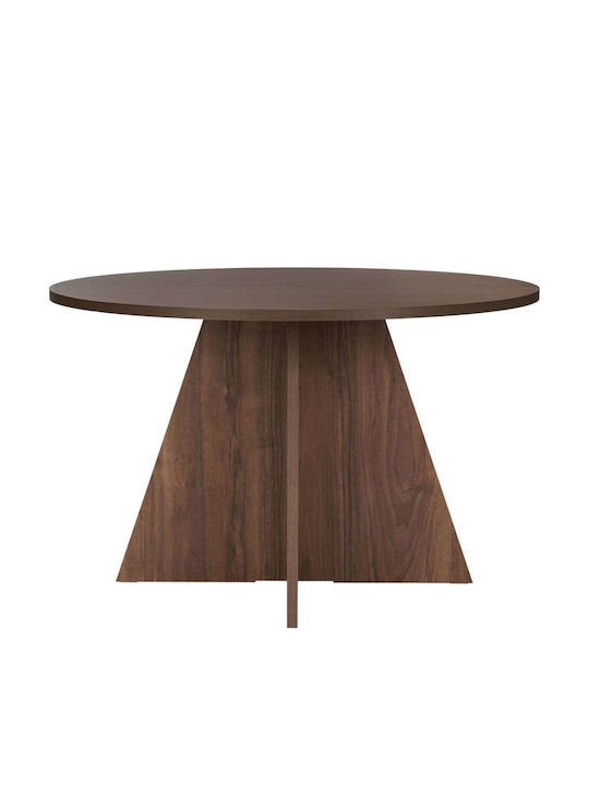 Virella Tisch Speisesaal Holz Walnut 120x120x75cm