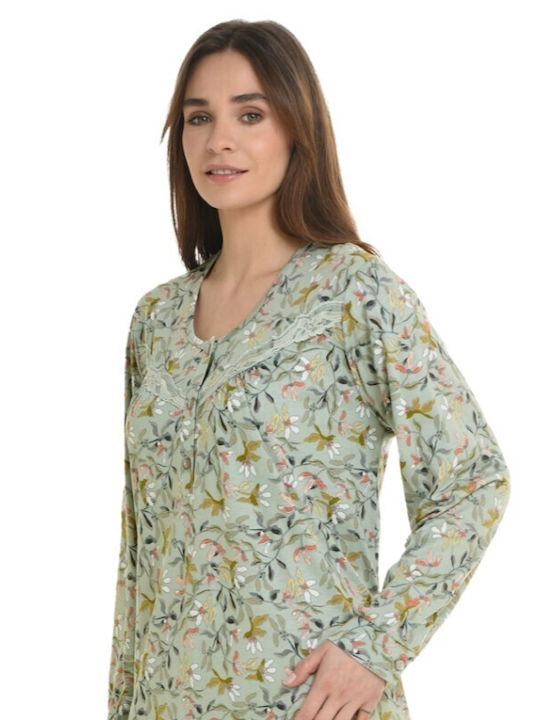 Primavera Зимна Дамска Нощница Multicolored